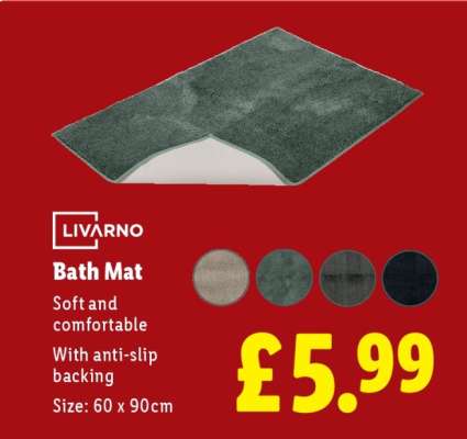 LIVARNO Bath Mat