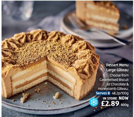 Dessert Menu Large Gâteau