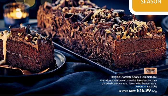 Belgian Chocolate & Salted Caramel Cake