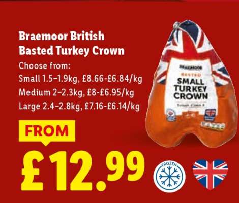 Braemoor British Basted Turkey Crown