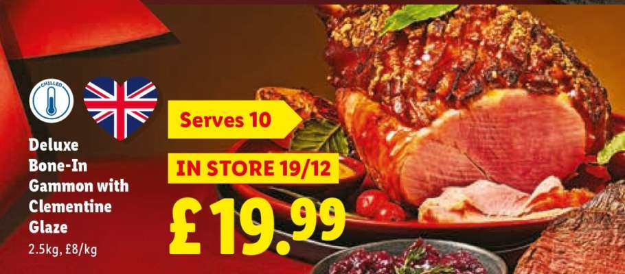 Deluxe Bone-In Gammon with Clementine Glaze