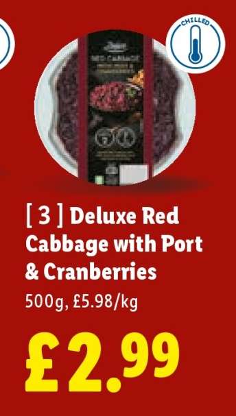 Deluxe Red Cabbage with Port & Cranberries