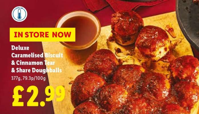 Deluxe Caramelised Biscuit & Cinnamon Tear & Share Doughballs