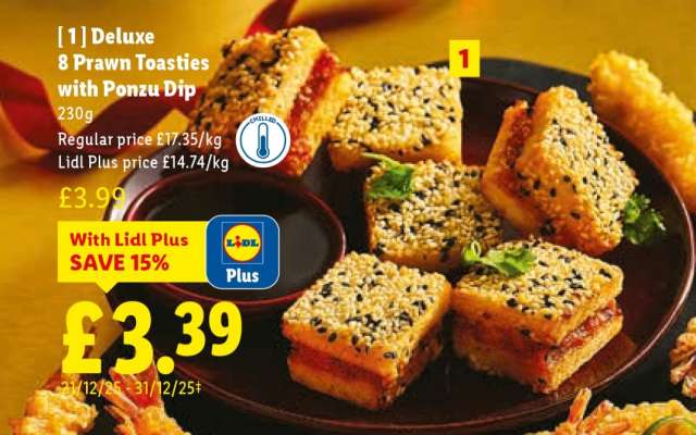 Deluxe 8 Prawn Toasties with Ponzu Dip