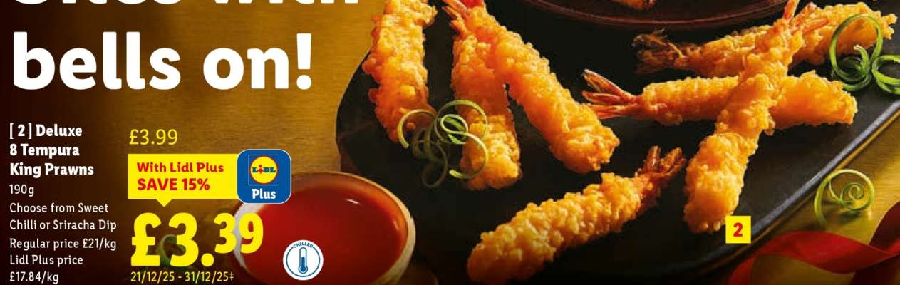 Deluxe Tempura King Prawns