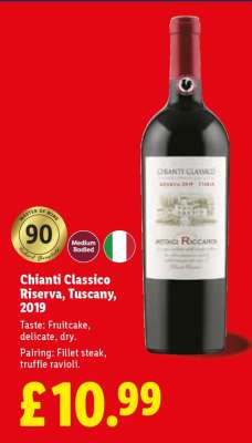 Chianti Classico Riserva, Tuscany, 2019