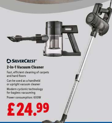 SilverCrest 2-in-1 Vacuum Cleaner