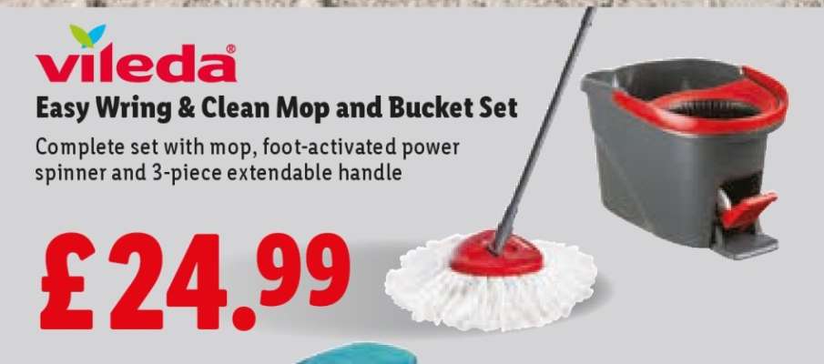 VILEDA Easy Wring & Clean Mop and Bucket Set