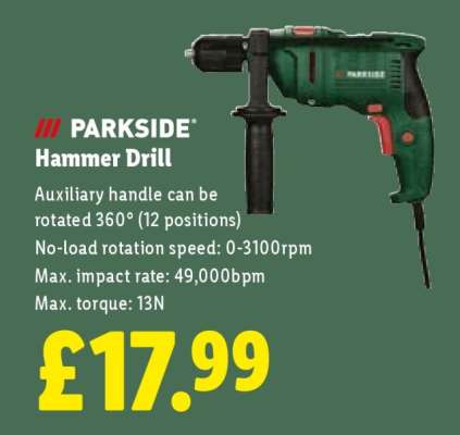 PARKSIDE Hammer Drill
