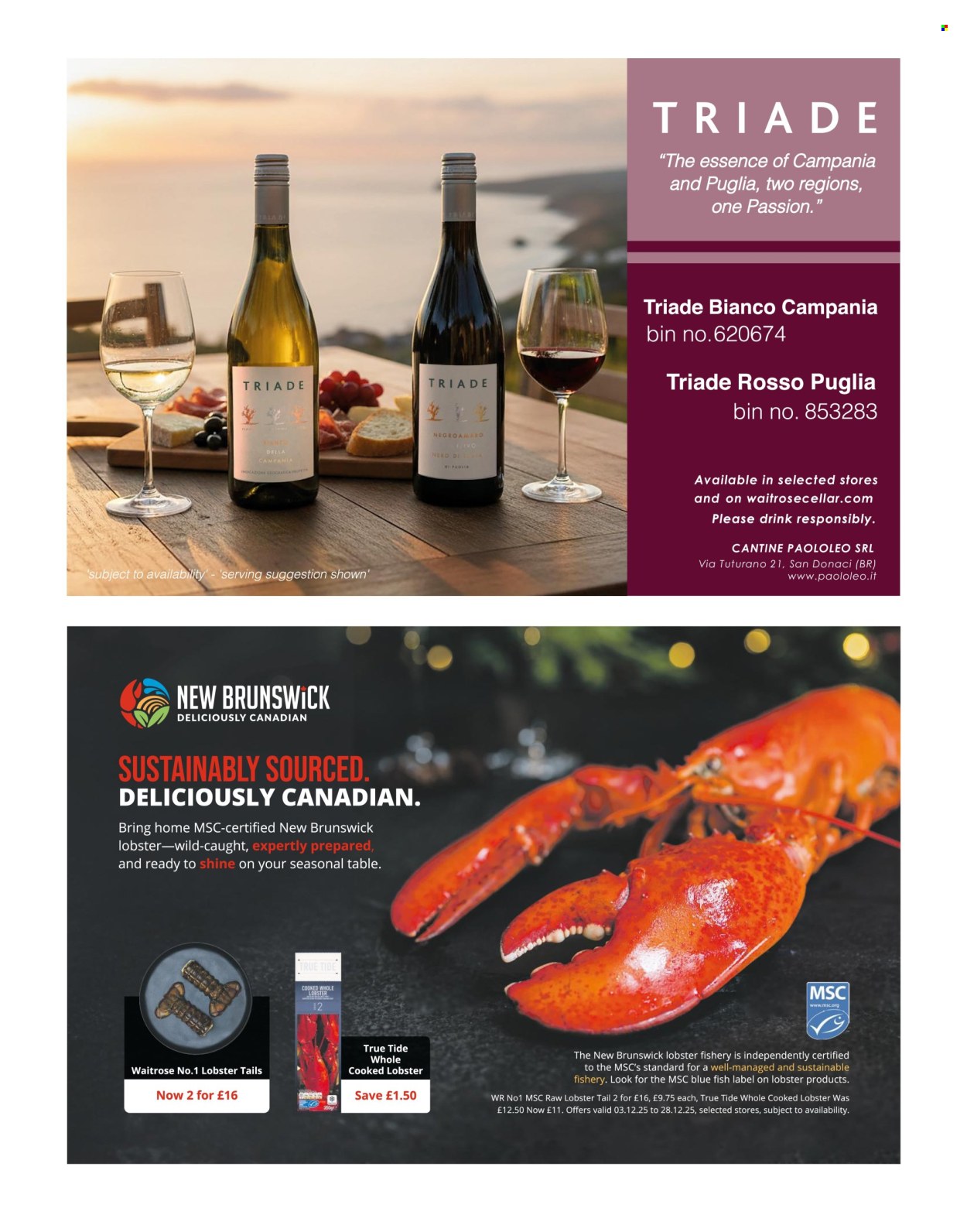 Waitrose offer. Page 22