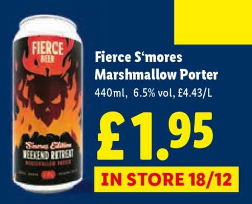 Fierce S'mores Marshmallow Porter