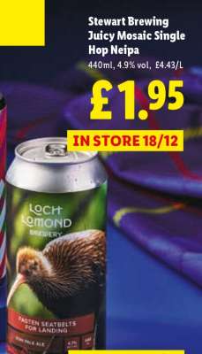 Stewart Brewing Juicy Mosaic Single Hop Neipa