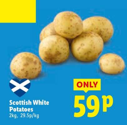 Scottish White Potatoes