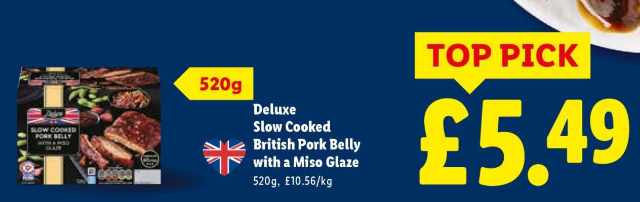 Deluxe Slow Cooked British Pork Belly with a Miso Glaze