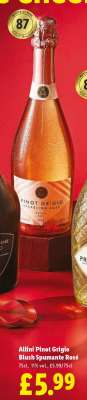 Allini Pinot Grigio Blush Spumante Rosé
