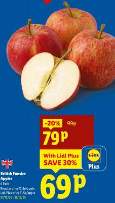 British Funsize apples