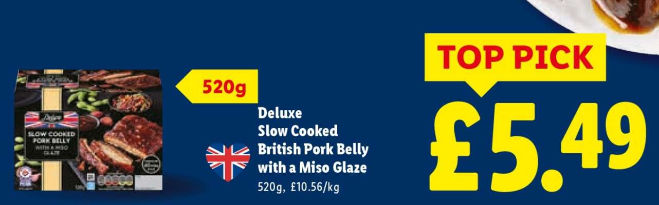 Deluxe Slow Cooked British Pork Belly with a Miso Glaze