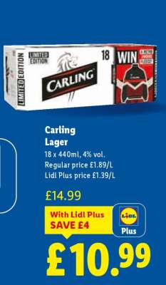 CARLING LAGER