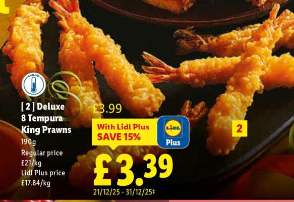 Deluxe 8 Tempura King Prawns