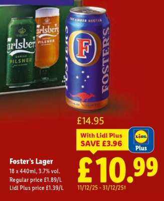 FOSTER’S Lager