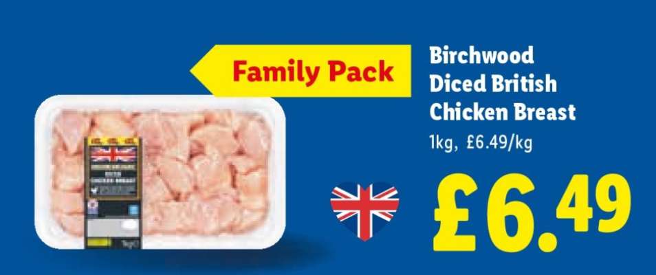 Birchwood Diced British Chicken Breast