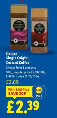 Deluxe Single Origin Instant Coffee