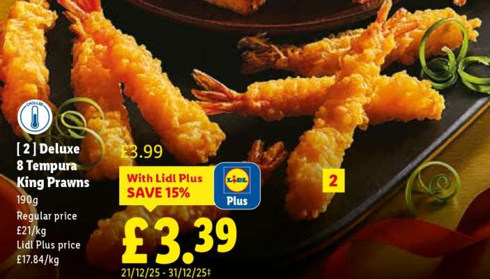Deluxe 8 Tempura King Prawns