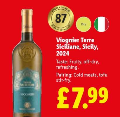 Viognier Terre Siciliane, Sicily, 2024