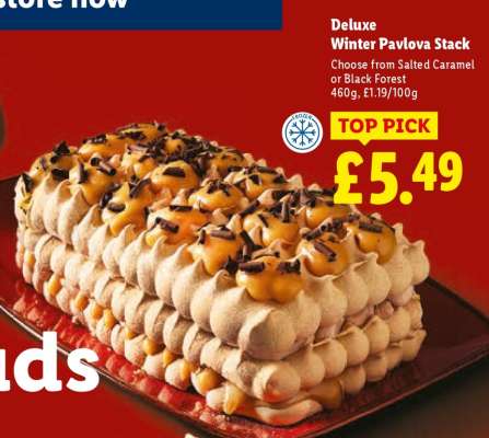 Deluxe Winter Pavlova Stack