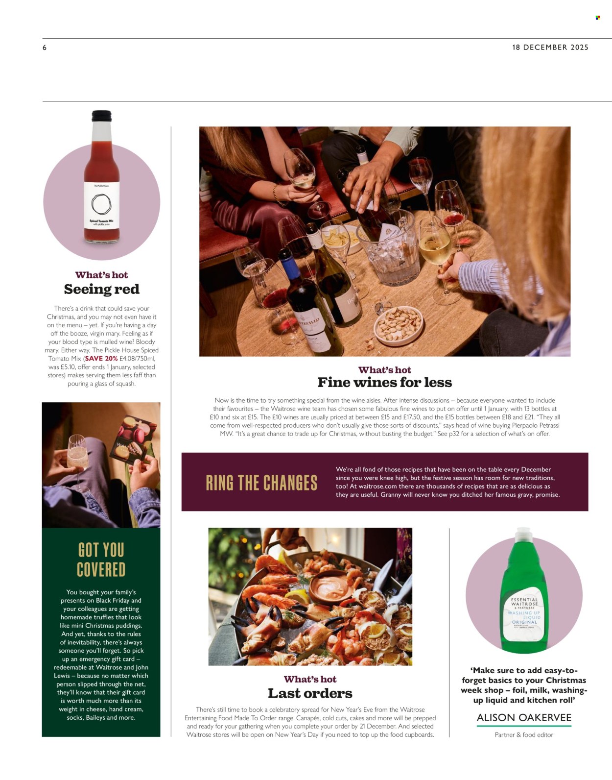 Waitrose offer. Page 6