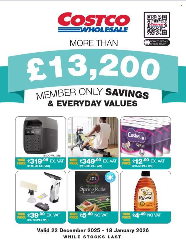Costco offer  - 22/12/2025 - 18/01/2026.