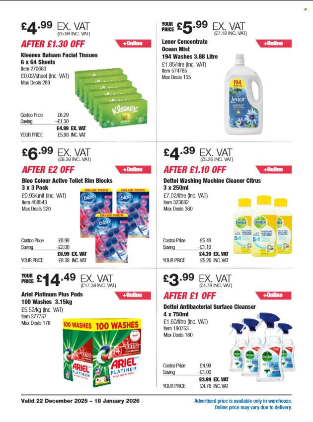 Costco offer - 22/12/2025 - 18/01/2026. Page 20
