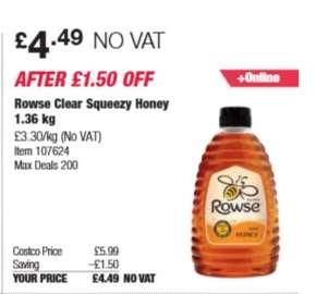 Rowse Clear Squeezy Honey
