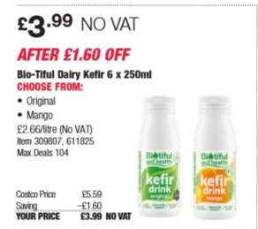 Bio-Tiful Dairy Kefir 6 x 250ml