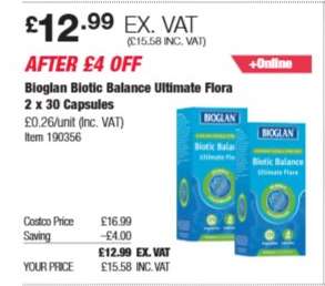 Bioglan Biotic Balance Ultimate Flora 2 x 30 Capsules