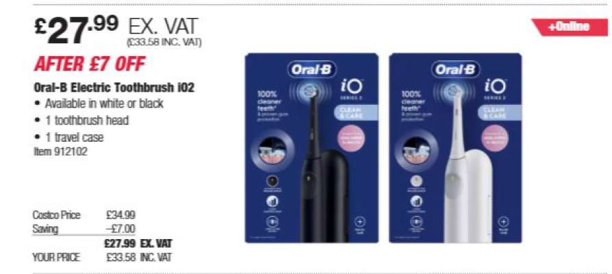 Oral-B Electric Toothbrush iO2