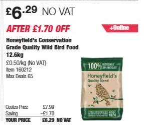 Honeyfield's Conservation Grade Quality Wild Bird Food