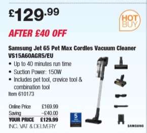 Samsung Jet 65 Pet Max Cordless Vacuum Cleaner