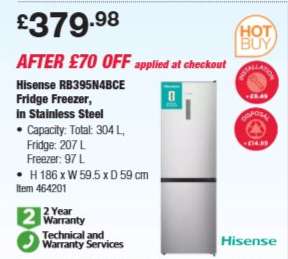 Hisense RB395N4BCE Fridge Freezer