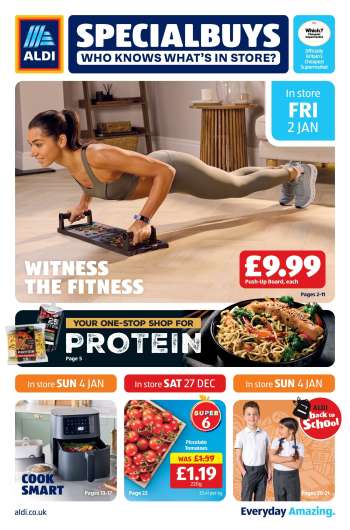 Aldi offer  - 27/12/2025 - 14/01/2026.