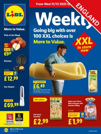 Lidl offer  - 31/12/2025 - 07/01/2026.