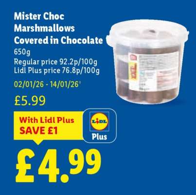 Mister Choc Marshmallows Covered in Chocolate