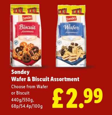 Sondey Wafer & Biscuit Assortment