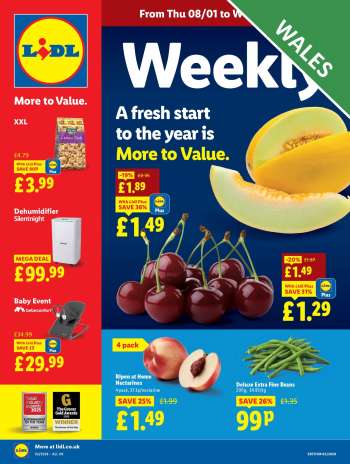 Lidl offer  - 08/01/2026 - 14/01/2026.