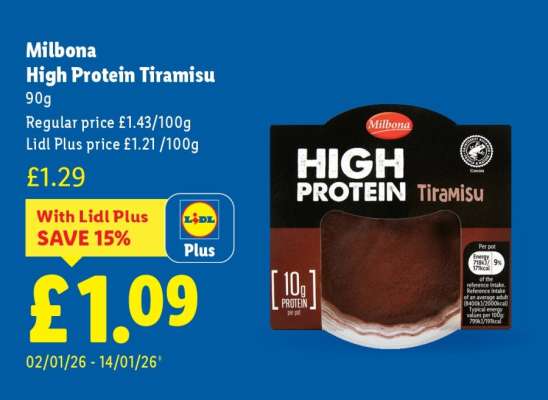 Milbona High Protein Tiramisu
