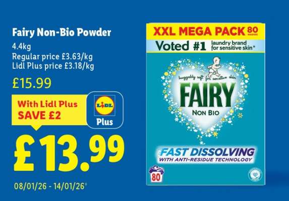 Fairy Non-Bio Powder