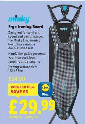 Minky Ergo Ironing Board