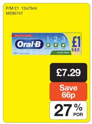 Oral-B 1-2-3 Extra Fresh