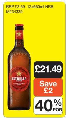 Estrella Damm 12x660ml