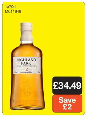 Highland Park 12 Year Old Single Malt Scotch Whisky
